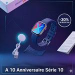 Charger l&#39;image dans la galerie, ⌚ Montre Connectée A10 Série 10 – Anniversary Edition 🔥 (-30%)
